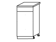 Стол с ящиком 500 (II категория) - Н-96 - Боровичи мебель